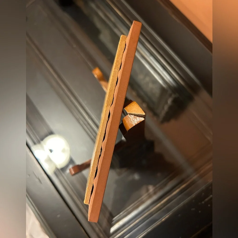 Quail Family Ceramic Signed Trivet - Picture 3 of 7